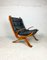Danish Leather Lounge Chair & Ottoman by Bramin, 1960s, Image 16