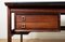 Large Danish Model 223 Director's Desk in Brazilian Rosewood and Leather by Arne Vodder for Sibast 12