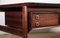 Large Danish Model 223 Director's Desk in Brazilian Rosewood and Leather by Arne Vodder for Sibast 13