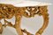 Antique French Style Giltwood Console Table 7