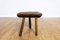 Antique Farm Stool in Solid Oak 2