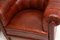 Antique Swedish Leather Club Armchairs, Set of 2, Image 8