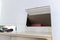 White Plywood & Silver Abs Plastic Dressing Table by Raymond Loewy 5