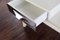 White Plywood & Silver Abs Plastic Dressing Table by Raymond Loewy 4