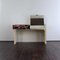 White Plywood & Silver Abs Plastic Dressing Table by Raymond Loewy 1