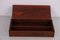 Vintage Rosewood Table Box with Compartments & Lid 6