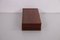 Vintage Rosewood Table Box with Compartments & Lid 5