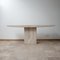 Big Mid-Century Travertine Console Table, Belgium, Image 1