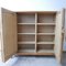 Mid-Century French Oak Bouvine Cabinet by Guillerme et Chambron 9