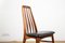 Danish Eva Chairs in Brazilian Rosewood and Leather by Niels Koefoed for Koefoeds Møbelfabrik, 1960s, Set of 4 8