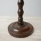 English Art Deco Bobbin Oak Table Lamp 4