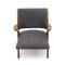 Armchair with Gray Fabric by Dal Vera, 1960s, Image 2