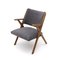 Armchair with Gray Fabric by Dal Vera, 1960s 5