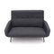 Gray Fabric 2-Seat Sofa, 1950s, Image 10