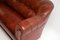 Antique Swedish Leather Club Sofa 8