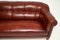 Antique Swedish Leather Club Sofa, Image 5