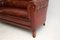 Antique Swedish Leather Club Sofa 9