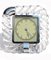 Reloj de mesa Torchon Art Déco de cristal de Murano retorcido de Venini, años 30, Imagen 2