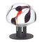 Big Italian Glass Table Lamp from Poliarte, 1970s, Image 1