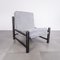 Vintage Sessel aus schwarzem Holz & Samt, 1970er, 2er Set 1