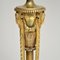 Antike Französische Neoklassizistische Stehlampe aus Vergoldetem Messing 6