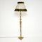 Antike Französische Neoklassizistische Stehlampe aus Vergoldetem Messing 2