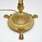 Antique French Neoclassical Gilt Brass Floor Lamp 3