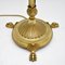 Antique French Neoclassical Gilt Brass Floor Lamp, Image 3