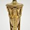 Antike Französische Neoklassizistische Stehlampe aus Vergoldetem Messing 7