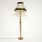 Antike Französische Neoklassizistische Stehlampe aus Vergoldetem Messing 1
