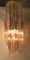 Clear & Pink Glass Chandelier from Mazzega, Italy, 1960s 4