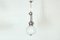 Lámpara colgante de cristal de Murano de Mazzega, años 70, Imagen 1