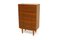 Chiffonnier Tallboy Chest of Drawers in Walnut, Sweden, 1960s, Image 2