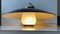 Black Suspension Ceiling Lamp by Bent Karlby for Lyfa, 1950s 2