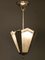 Kleine Französische Art Deco Deckenlampe, 1930er 2