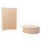 Portemanteau Ondula et Table Basse par Flatwig Studio, Set de 2 1