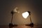 Lámparas de mesa Mid-Century, años 70. Juego de 2, Imagen 12