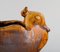 Antike Schale aus glasierter Keramik mit Enten von Karl Hansen Reistrup für Kähler 4