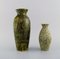 Glasierte Vasen aus Keramik von European Studio Ceramicist, 1960er, 2er Set 2