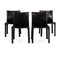 Cassina Cab 412 Leather Dining Room Chairs, Set of 4 1