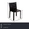 Cassina Cab 412 Leather Dining Room Chairs, Set of 4, Image 2