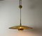 Onos 55 Brass Pendant Lamp by Florian Schulz, 1970s, Germany 4