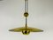 Onos 55 Brass Pendant Lamp by Florian Schulz, 1970s, Germany 6