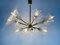 Lámpara de araña Snowflake de vidrio y latón de Emil Stejnar para Rupert Nikoll, años 60. Juego de 2, Imagen 2