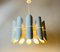 White 10-Arm Space Age Chandelier, 1960s 6