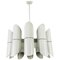 White 10-Arm Space Age Chandelier, 1960s 1
