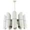 White 10-Arm Space Age Chandelier, 1960s, Image 1