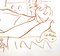 Jean Cocteau, Vision, Original Lithograph, 1965, Image 2