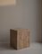 Teak Block Side Stool 2