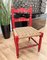 Chaise pour Enfant Kids Red en Bois et en Corde avec Disney Graphics, Italie 2